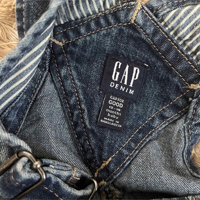 babyGAP(ベビーギャップ)の値下げ！【送料込】新品／babyGAP／サロペット／12-18months キッズ/ベビー/マタニティのベビー服(~85cm)(パンツ)の商品写真