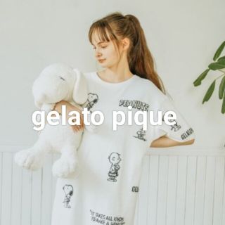 ジェラートピケ(gelato pique)のジェラートピケ　スヌーピージャガード　プルオーバー(その他)