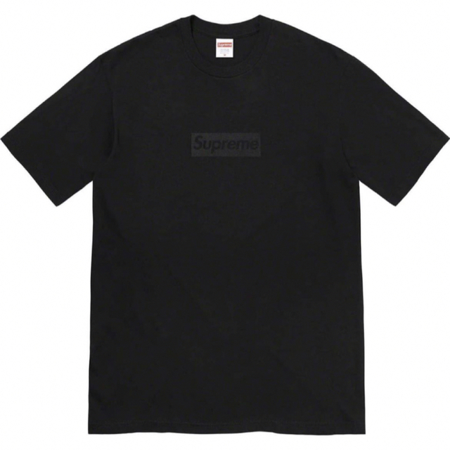 Supreme Tonal Box Logo Tee Black シュプリーム