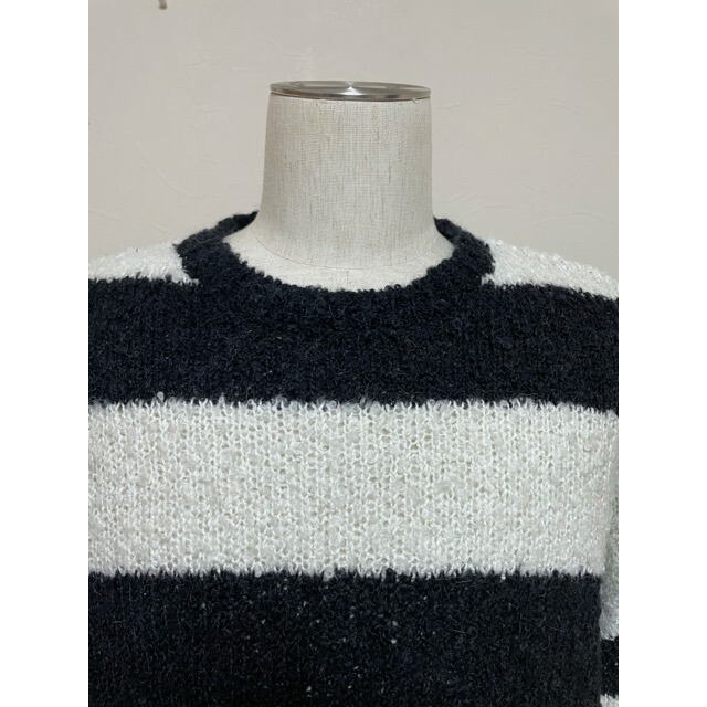 ナンバーナイン　ボーダーニット ALPACA BORDER KNIT