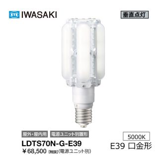 岩崎レディオック LEDライトバルブ 70W 昼白色 LDTS70N-G-E39(その他)