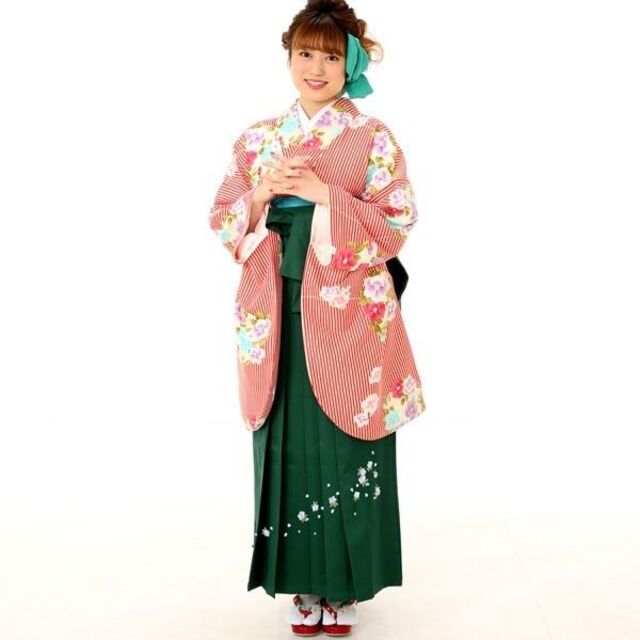 着物袴セット ジュニア用へ直し 135～150cm 袴色選択可能 NO26869の