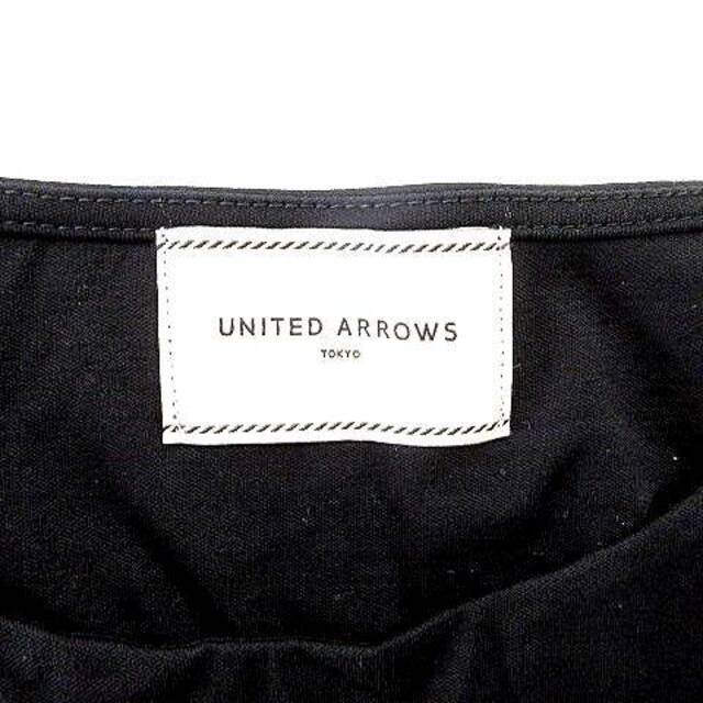 UNITED ARROWS(ユナイテッドアローズ)のユナイテッドアローズ UBCB C DOUBLE 9分袖Tシャツ 黒 IBO36 レディースのトップス(Tシャツ(長袖/七分))の商品写真