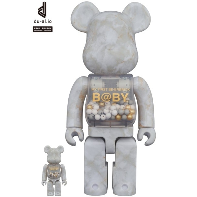 MY FIRST BE@RBRICK B@BY MARBLE(大理石) Ver.フィギュア