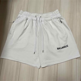 ballaholic sweat zip shorts
