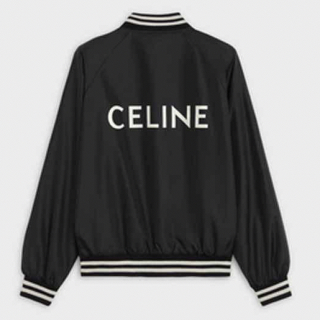 セリーヌ CELINE テディブルゾン ナイロン ジャケット　最小サイズ44 黒