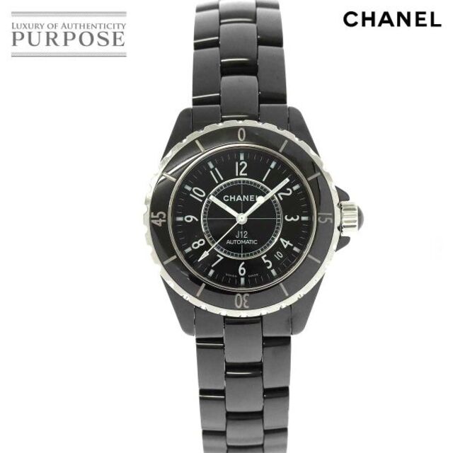 CHANEL - シャネル CHANEL J12 38mm メンズ 腕時計 H0685 ブラック セラミック デイト オートマ 自動巻き ウォッチ
