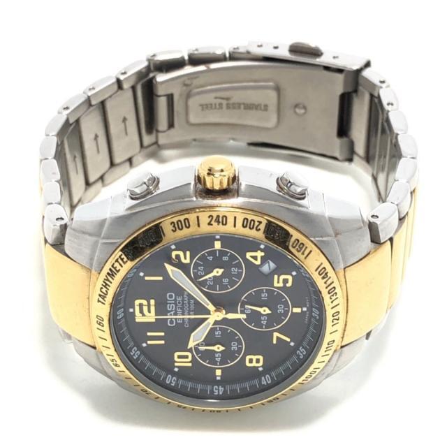 CASIO(カシオ)のカシオ 腕時計 EDIFICE(エディフィス) 黒 メンズの時計(その他)の商品写真