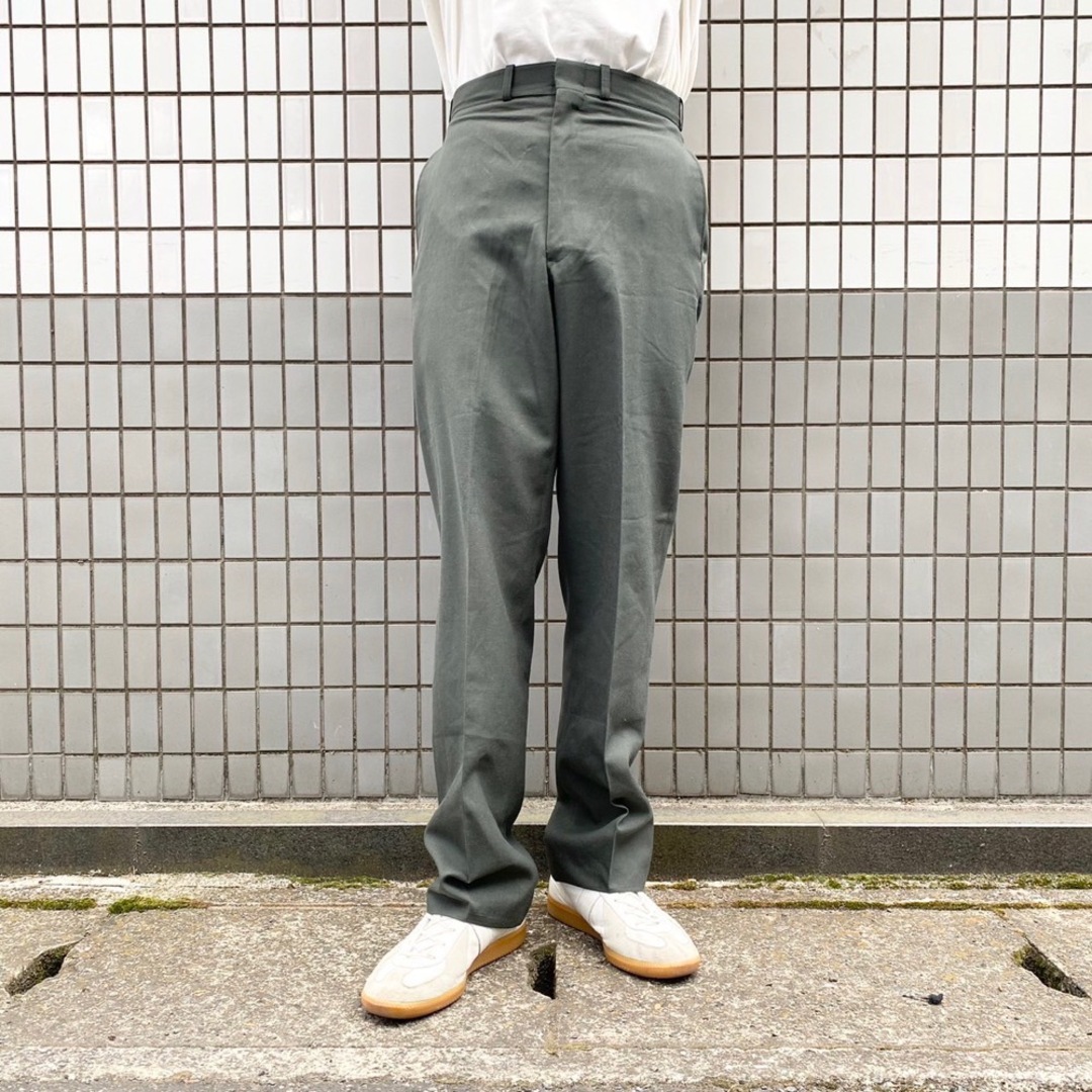 中古】80's ARMY Trousers Dress Pants アメリカ軍 トラウザー ドレスパンツ サイズ：29R ダークグリーン系  古着 中古 mellowの通販 by 古着屋mellowラクマ店｜ラクマ