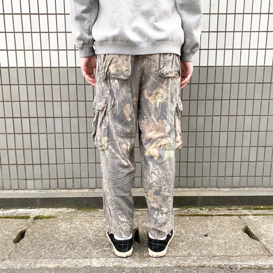 中古】REDHEAD レーヨン カーゴパンツ リアルツリーカモ 迷彩