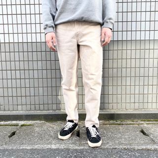 リーバイス(Levi's)の【中古】レディース 90's リーバイス Levi's 550 デニム パンツ RELAXED FIT TAPERED LEG MADE IN U.S.A サイズ：W31 L30.5 ベージュ  古着 中古 mellow(その他)