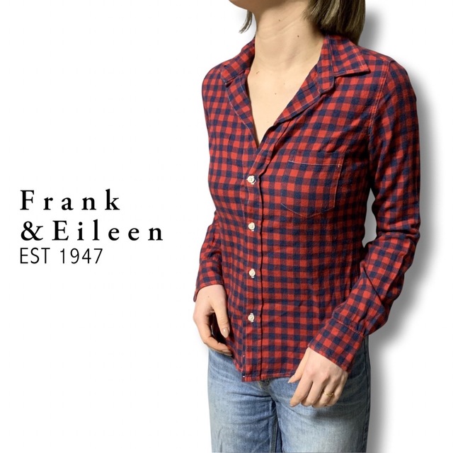 《美品》Frank&Eileen フランク チェックシャツ 定価3.2万程