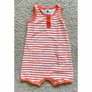 プチバトー(PETIT BATEAU)のプチバトー6m/67cmロンパース(ロンパース)