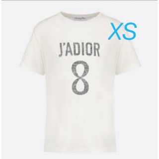 クリスチャンディオール(Christian Dior)のディオール　 J'ADIOR 8 Tシャツ　XS ホワイト (Tシャツ(半袖/袖なし))