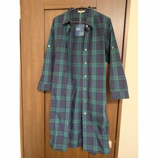 AuieF ロングシャツ　ブラックウォッチ