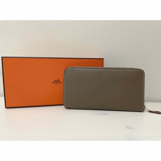 Hermes(エルメス)の美品♡エルメス　アザップロングシルクイン　エトゥープ レディースのファッション小物(財布)の商品写真