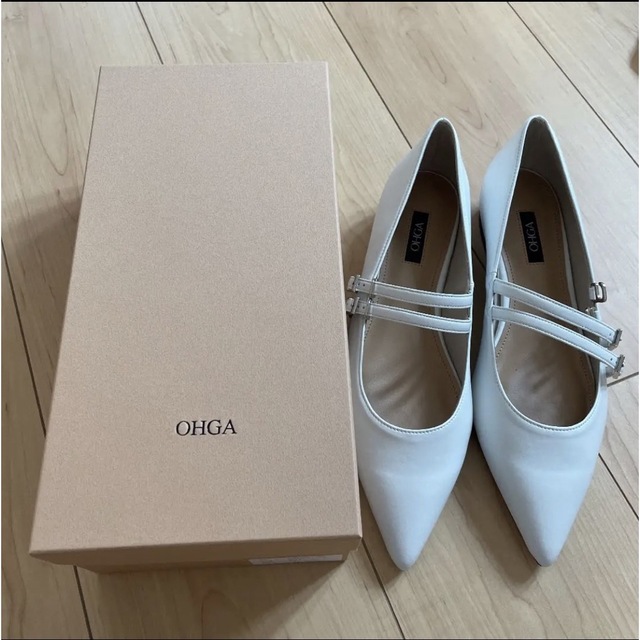 新品未使用❣️☆大人気☆ OHGA ストラップ　フラットシューズ