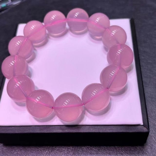 ⭐︎【天然】スター ローズクォーツ ブレスレット 17mm-