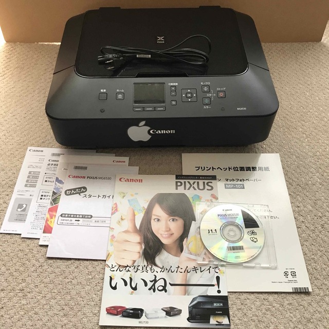 キャノンインクジェットプリンター Canon PIXUS MG6530 インク付 Canonキャノン PIXUSインク