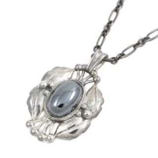 ジョージジェンセン(Georg Jensen)のGEORG JENSEN ジョージジェンセン 2000 ヘリテージコレクション イヤーペンダント シルバー925/ヘマタイト (ネックレス)