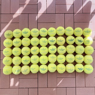 ダンロップ(DUNLOP)のテニスボール　中古　50球　練習用　ダンロップフォート(ボール)