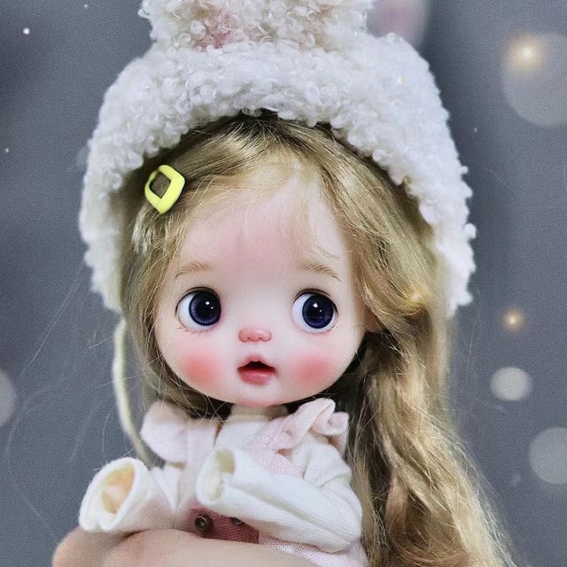 オビツ11ドール創作人形ob11ドール粘土ドール　ヘッドのみ ハンドメイドのぬいぐるみ/人形(人形)の商品写真