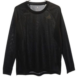 アディダス(adidas)のアディダス ワンポイントロゴプリント トレーニングウェア M ブラック adidas スポーツ メンズ 【中古】  【230310】(その他)