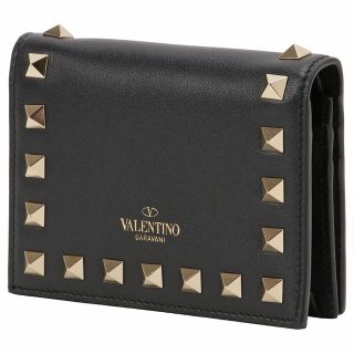 ヴァレンティノ(VALENTINO)のヴァレンティノ VALENTINOロックスタッズ二つ折り財布 【35%OFF】(財布)