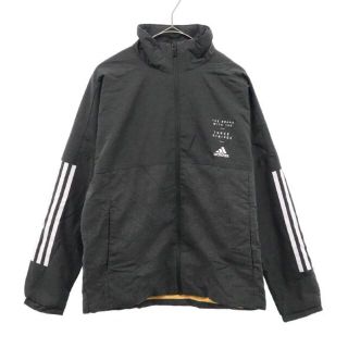 アディダス(adidas)の未使用 アディダス ワンポイントプリント トレーニング ジャケット 160 グレー adidas スポーツ ウォームアップ キッズ 【中古】  【230310】(ジャケット/上着)