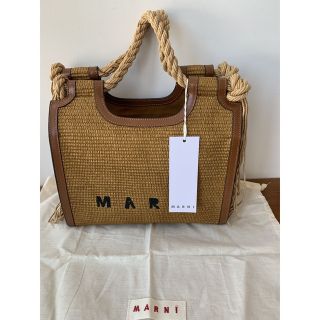 マルニ(Marni)のマルニ 新品 バーラップ バーチカルショッピングバッグ ロープハンドル Sサイズ(トートバッグ)