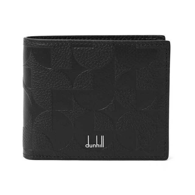 Dunhill(ダンヒル)の新品 ダンヒル dunhill 2つ折り財布 オプティカル ブラック メンズのファッション小物(折り財布)の商品写真