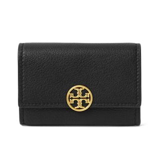 トリーバーチ(Tory Burch)の新品 トリーバーチ TORY BURCH 2つ折り財布 ミラー ブラック(財布)