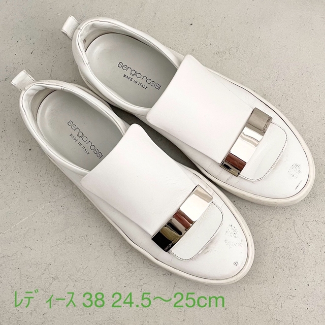 sr1 白 スニーカー sergiorossi セルジオロッシ - スニーカー