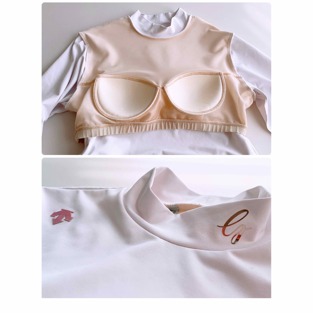 デサントゴルフ LUXE クリスタルコレクション ハイネックシャツ