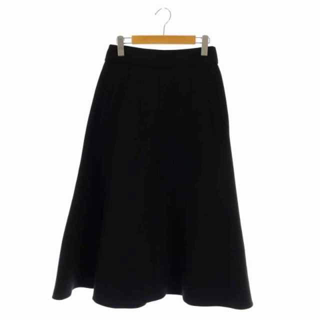 イエナ 21AW フォルムスカート フレア ロング バックジップ 36 黒 | フリマアプリ ラクマ