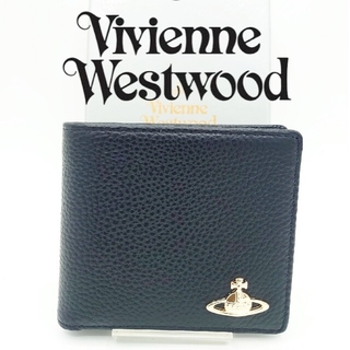 ヴィヴィアンウエストウッド(Vivienne Westwood)の【新品】ヴィヴィアン・ウエストウッド 二つ折り財布 ブラック(財布)