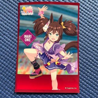 ウマ娘　プリティダービー　イナリワン　プロマイド(キャラクターグッズ)