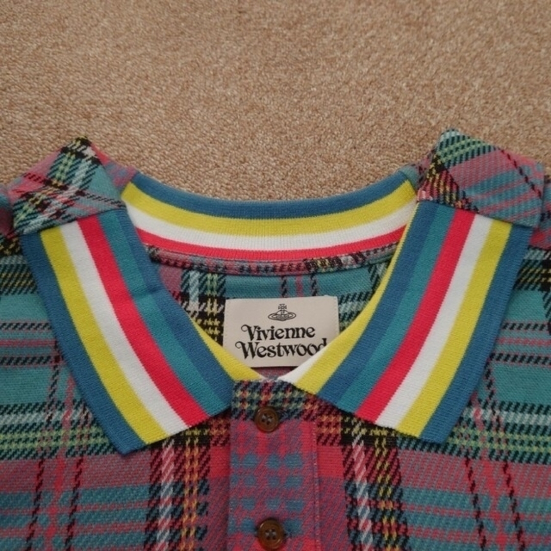 Vivienne Westwood(ヴィヴィアンウエストウッド)のVivienne Westwood Mac Andy ポロシャツ ブルーマック レディースのトップス(ポロシャツ)の商品写真