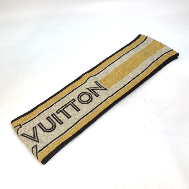 ルイヴィトン LOUIS VUITTON ロゴ ボーダー ストライプ マフラー