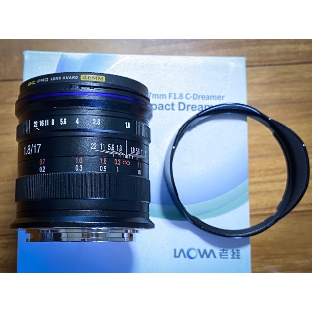 LAOWA 17mm F1.8 MFT 中古美品 スマホ/家電/カメラのカメラ(レンズ(単焦点))の商品写真