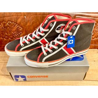 コンバース(CONVERSE)の★希少レア!コンバース ルーブロック 黒 ハイカット 復刻 銀箱 ビンテージ★(スニーカー)