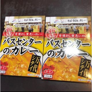 バスセンターのカレー懐かし黄色いカレー  220g × 2箱(レトルト食品)