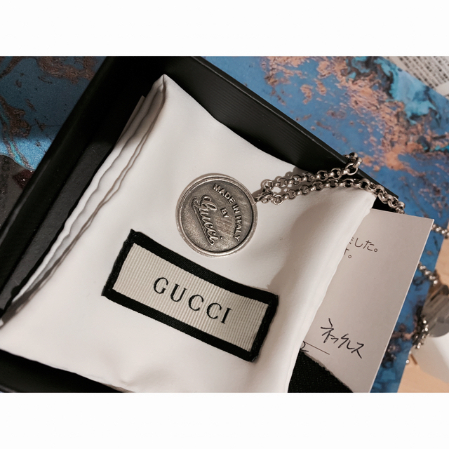 GUCCI - GUCCI グッチ コイン ネックレス 細美武士 着用モデルの GUCCI - GUCCI グッチ コイン ネックレス 細美武士 着用モデルの