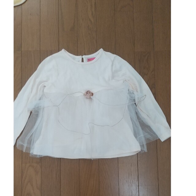 annika(アニカ)のannikaアニカ  オ―ガンジーTシャツ キッズ/ベビー/マタニティのキッズ服女の子用(90cm~)(Tシャツ/カットソー)の商品写真