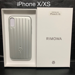 リモワ(RIMOWA)の【新品未使用品】RIMOWA iPhone ケース X Xs アルミニウム(iPhoneケース)