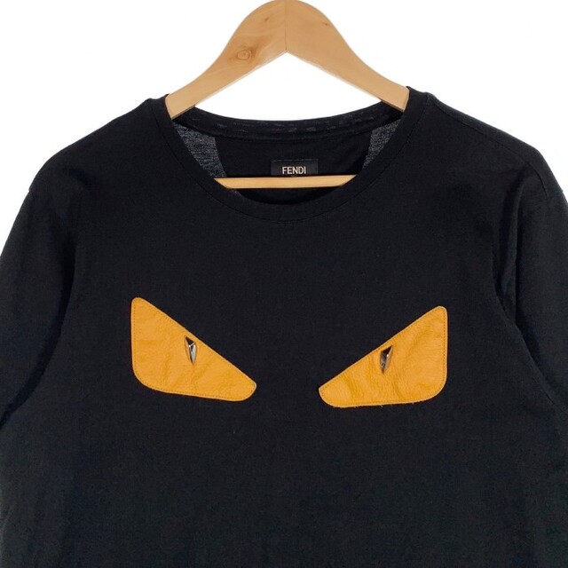 FENDI(フェンディ)のフェンディ モンスター バグスレザーパッチ Tシャツ サイズ 52 メンズのトップス(Tシャツ/カットソー(半袖/袖なし))の商品写真