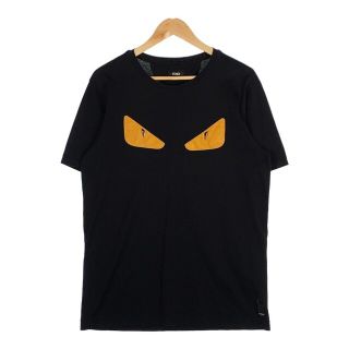 フェンディ(FENDI)のフェンディ モンスター バグスレザーパッチ Tシャツ サイズ 52(Tシャツ/カットソー(半袖/袖なし))