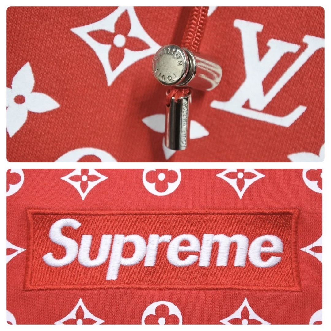 Buy Supreme LOUIS VUITTON 17AW LV Box Logo Hooded Sweatshirt Box Logo  Pullover Hoodie S Red from Japan - Buy authentic Plus exclusive items from  Japan