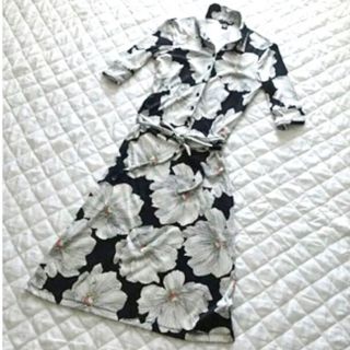 エイチアンドエム(H&M)のH&M花柄ワンピース(ひざ丈ワンピース)