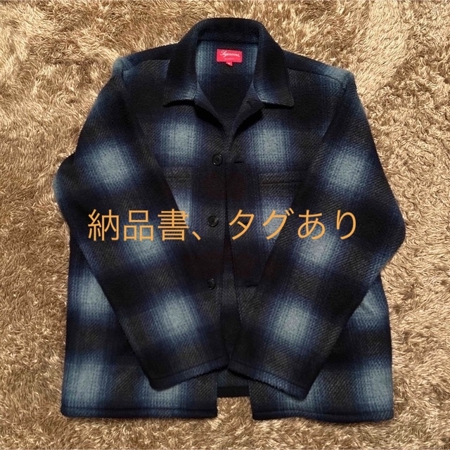 メンズSupreme shadow plaid fleece shirt